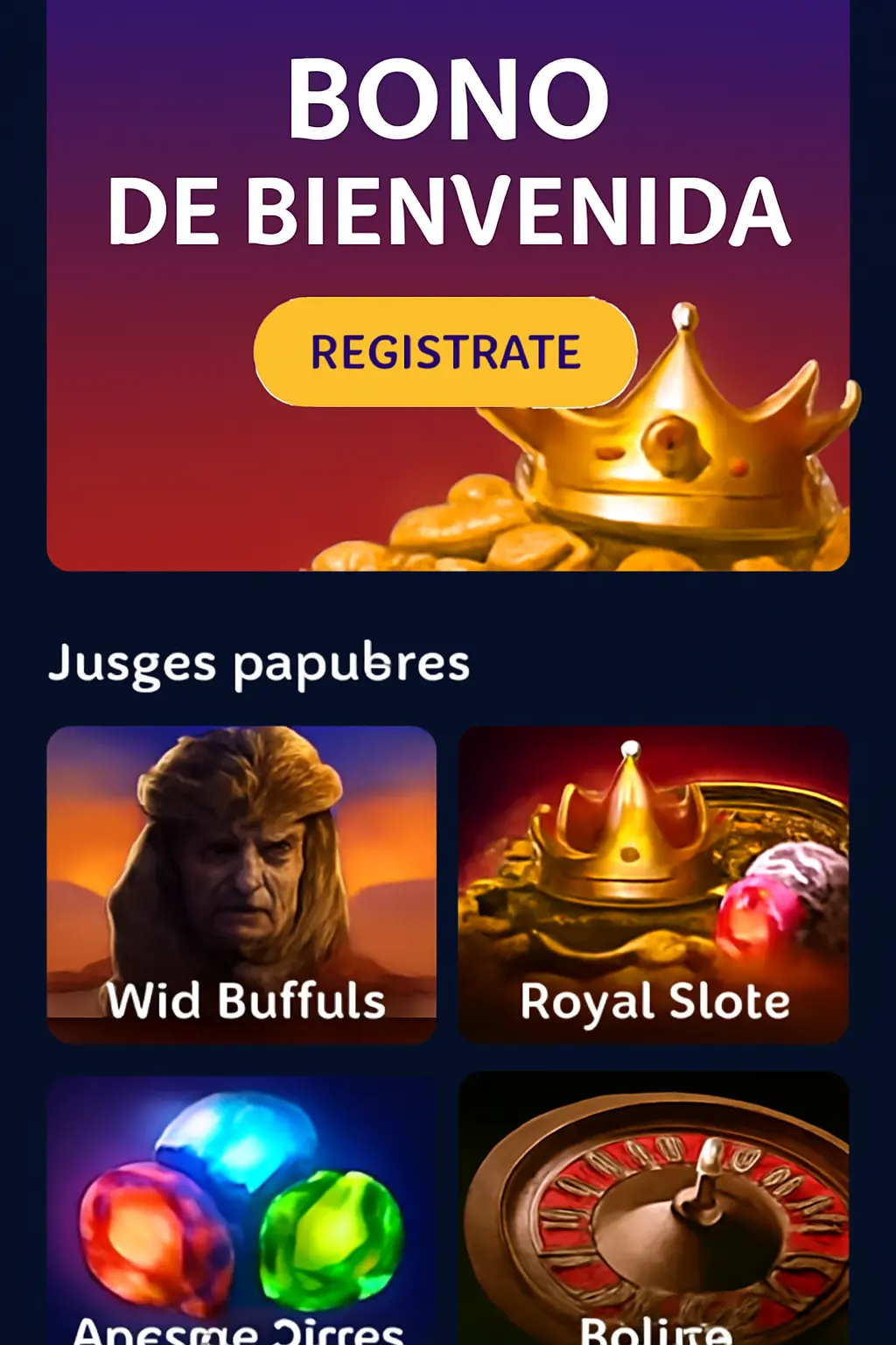 Fortunazo Casino screen 1