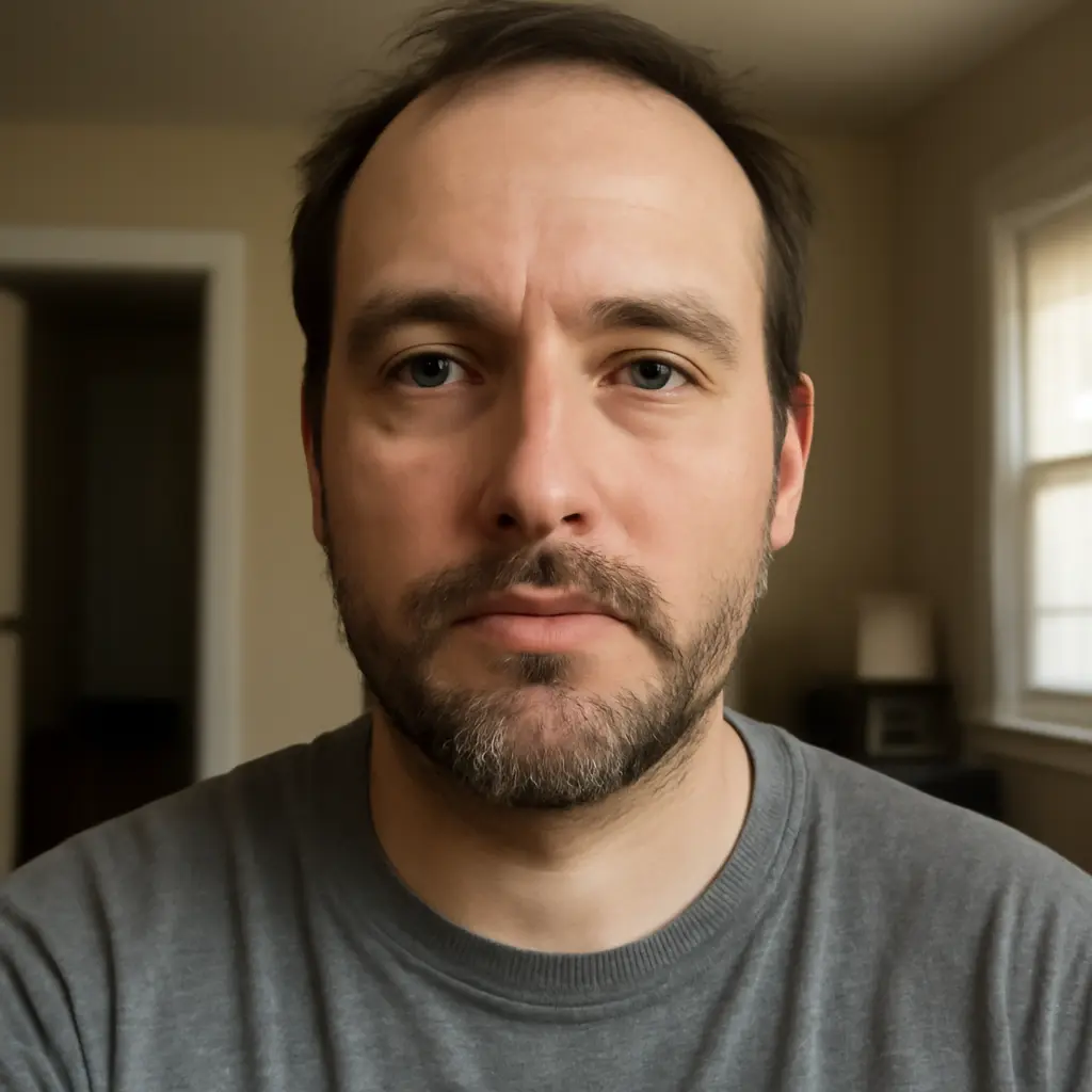 AI-generated fictional portrait